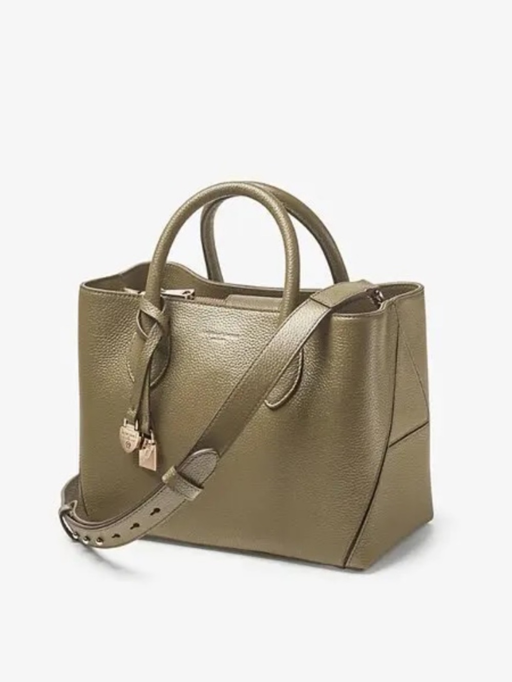 Aspinal of London Midi Tote — Olive Color — Excellent Condition — w/ Dust Bag - Picture 10 of 14